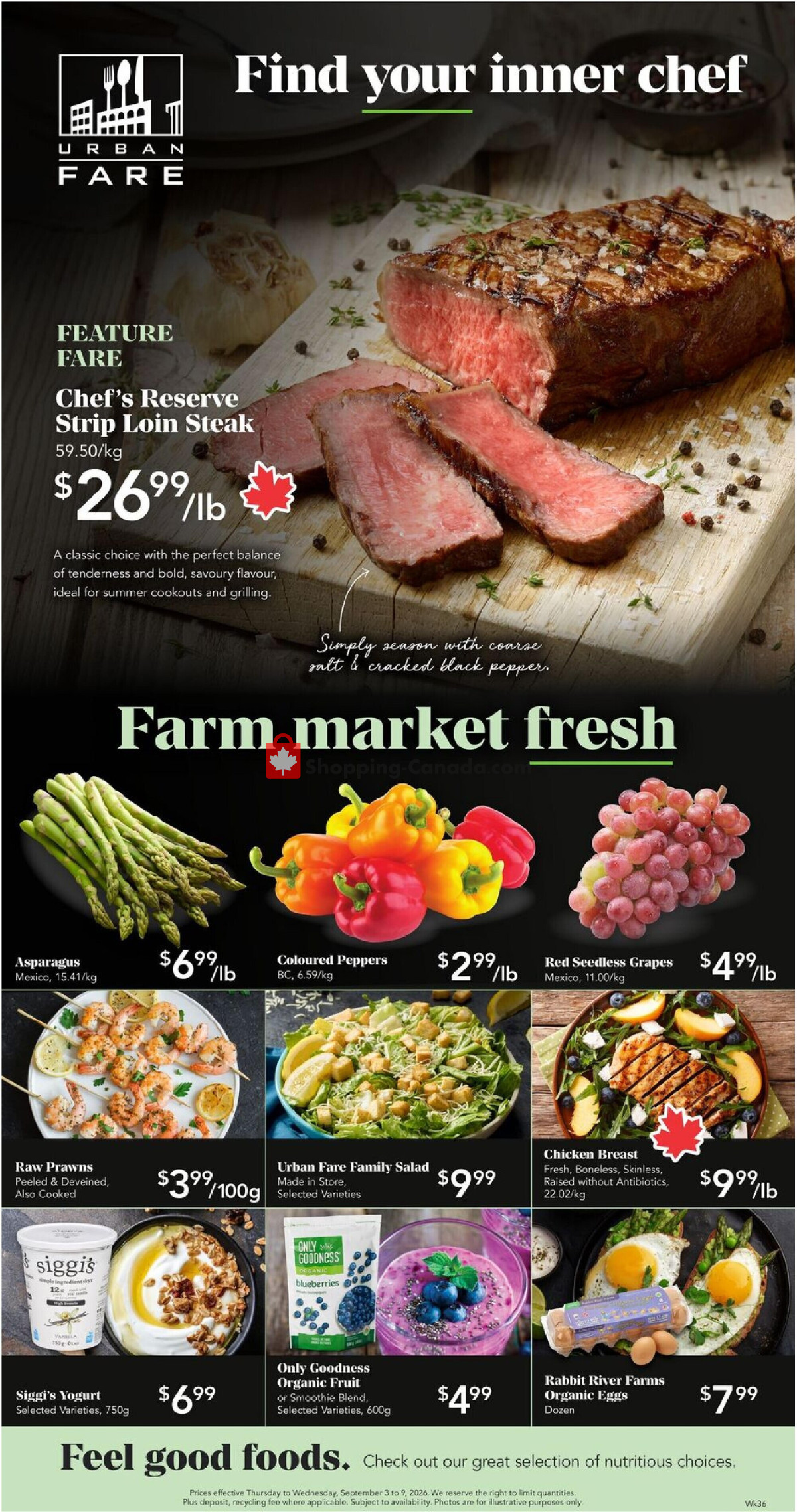 Urban Fare flyer from Thursday September 3, 2026 to Wednesday September 9, 2026 - page 1