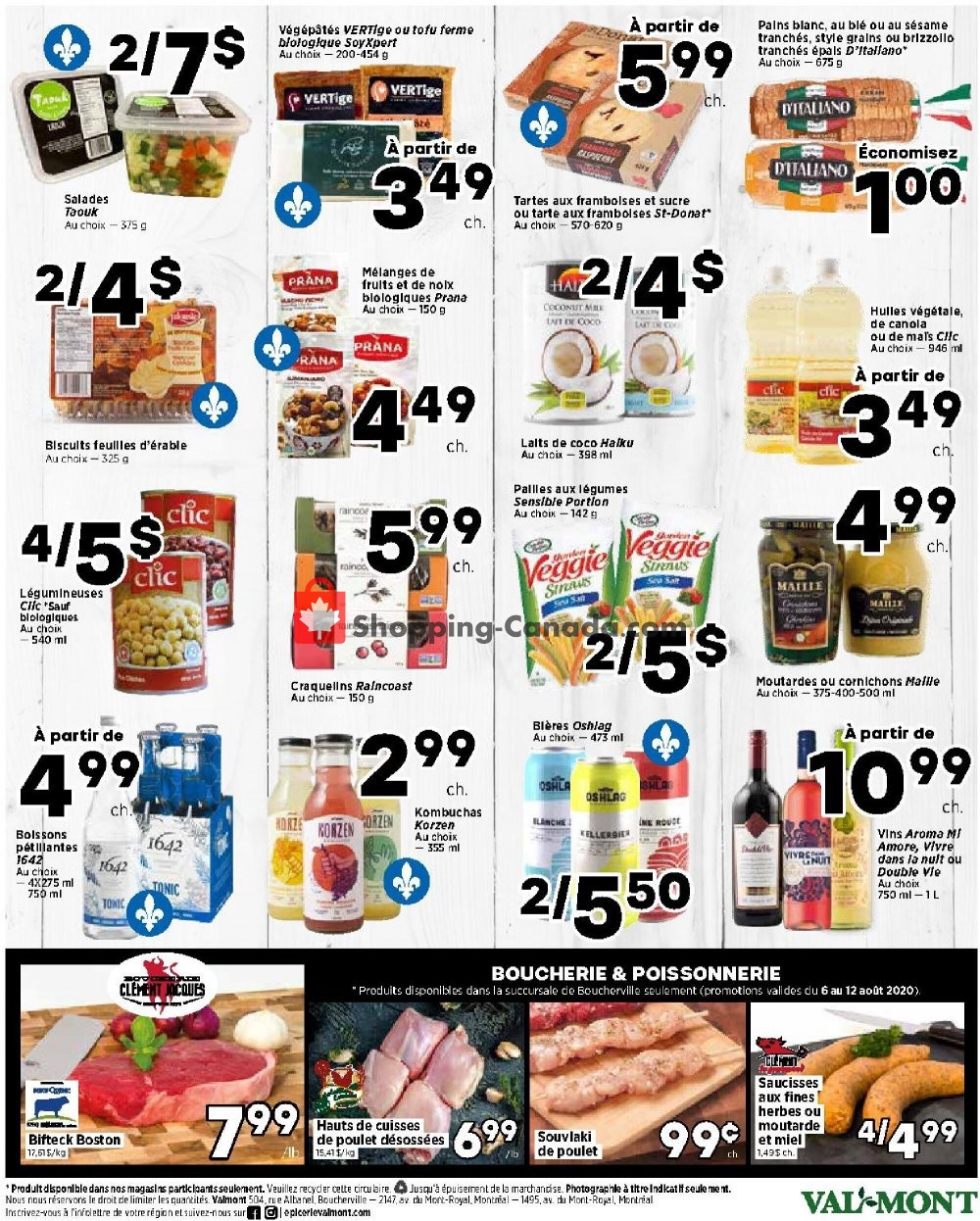 Val-Mont flyer from Thursday August 6, 2020 to Wednesday August 12, 2020 - page 3