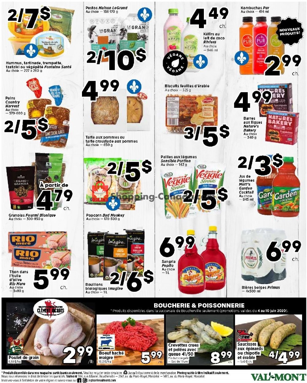 Val-Mont flyer from Thursday June 4, 2020 to Wednesday June 10, 2020 - page 3
