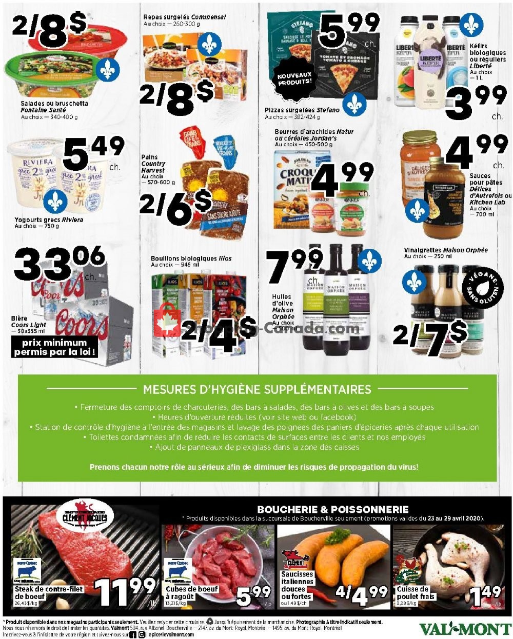 Val-Mont flyer from Thursday April 23, 2020 to Wednesday April 29, 2020 - page 3