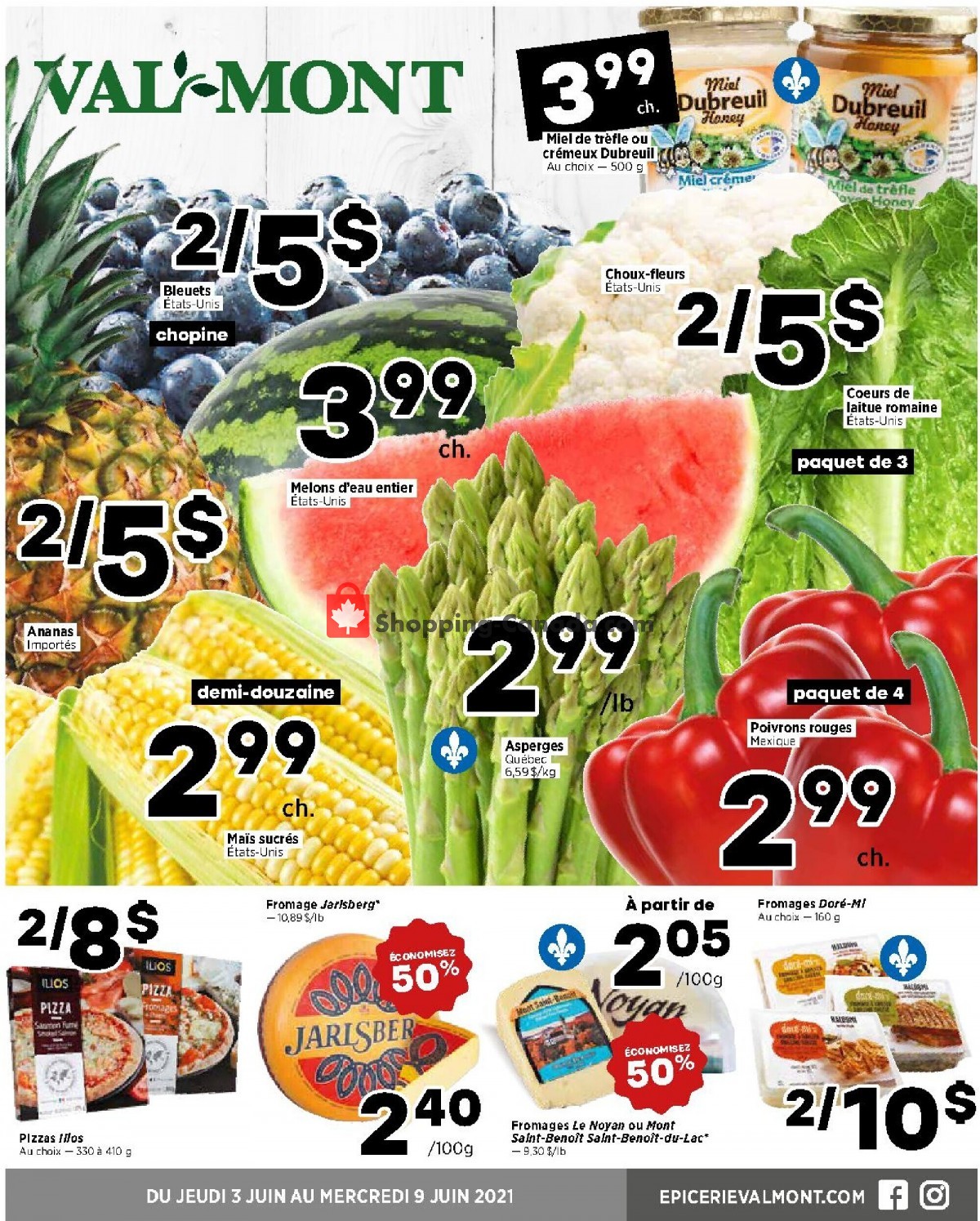 Val-Mont flyer from Thursday June 3, 2021 to Wednesday June 9, 2021 - page 1