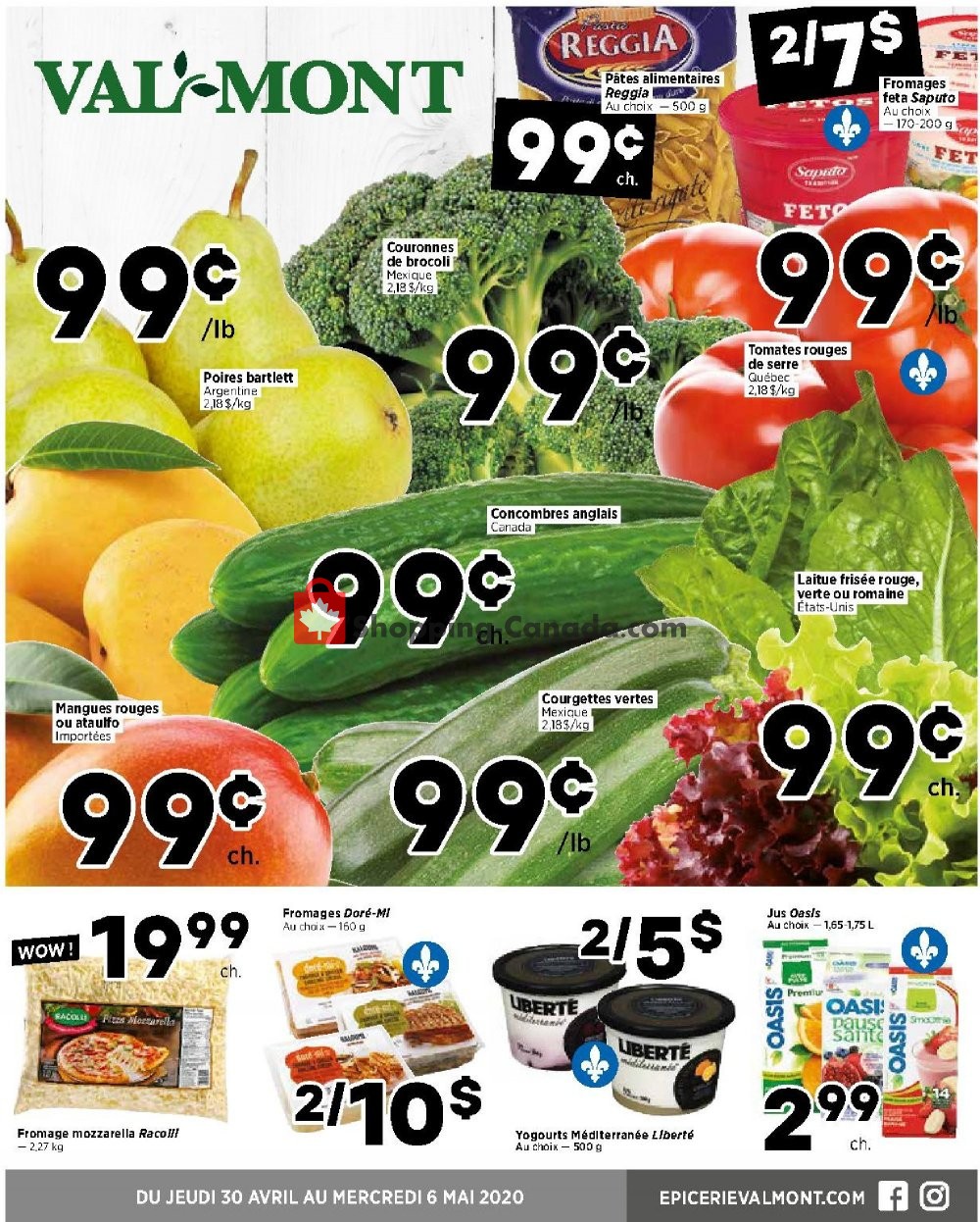 Val-Mont flyer from Thursday April 30, 2020 to Wednesday May 6, 2020 - page 1