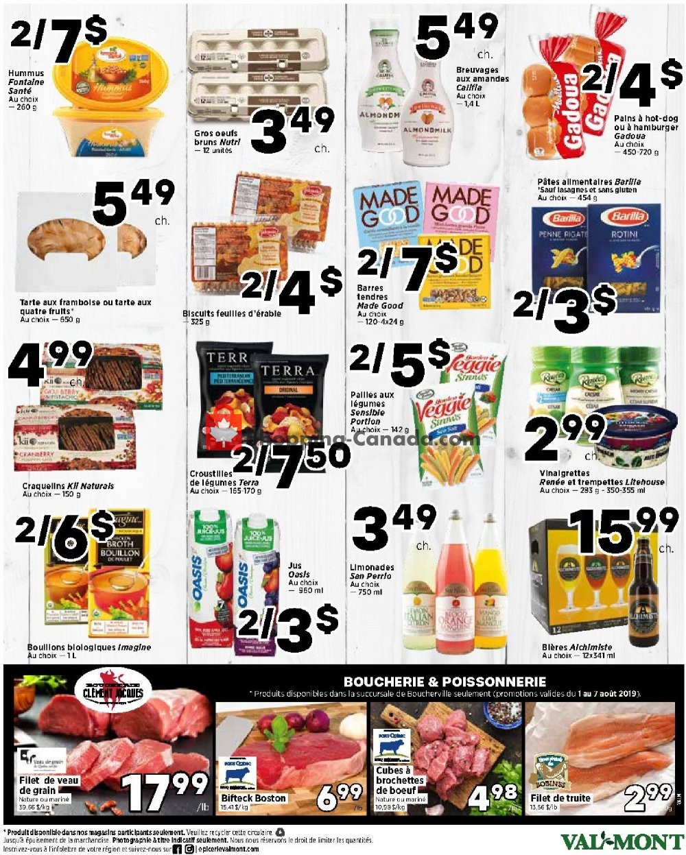 Val-Mont flyer from Thursday August 1, 2019 to Wednesday August 7, 2019 - page 3