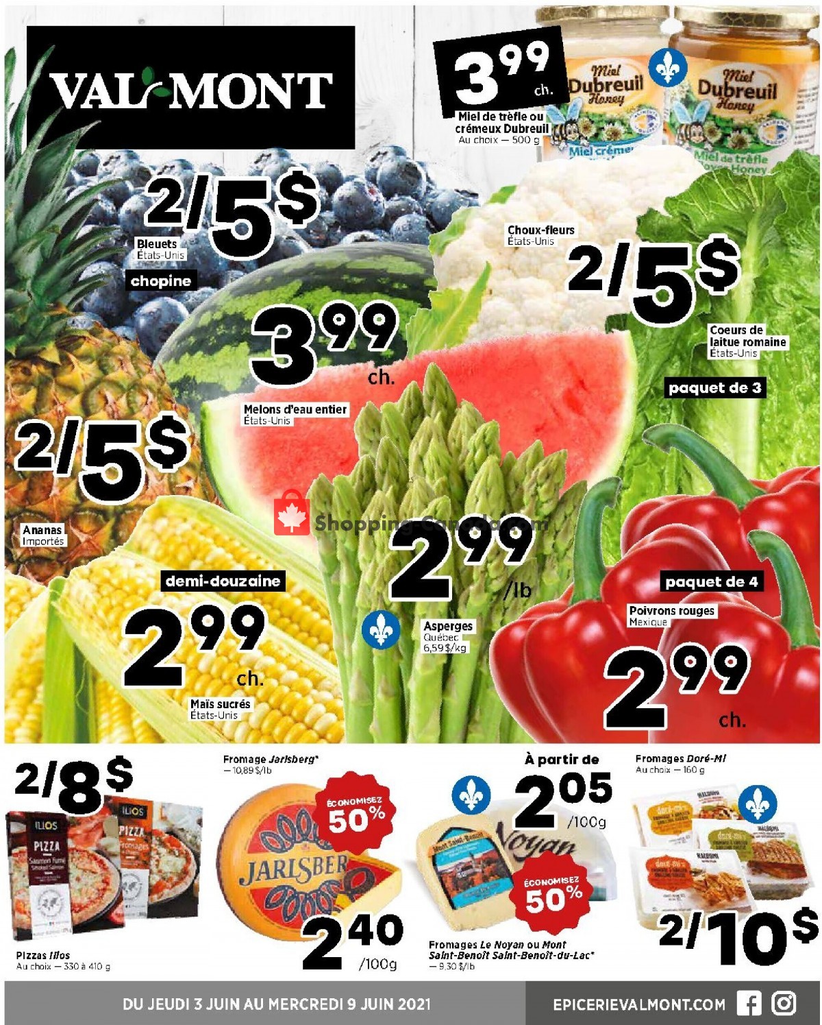 Val-Mont flyer from Thursday June 3, 2021 to Wednesday June 9, 2021 - page 1