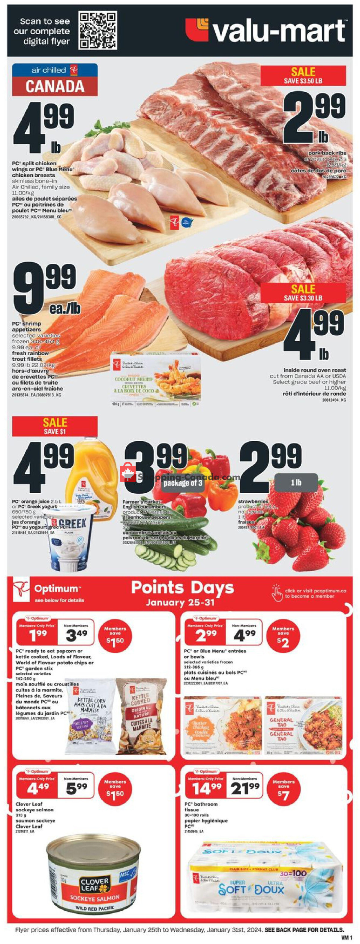 Valu Mart flyer from Thursday January 25, 2024 to Wednesday January 31, 2024 - page 4