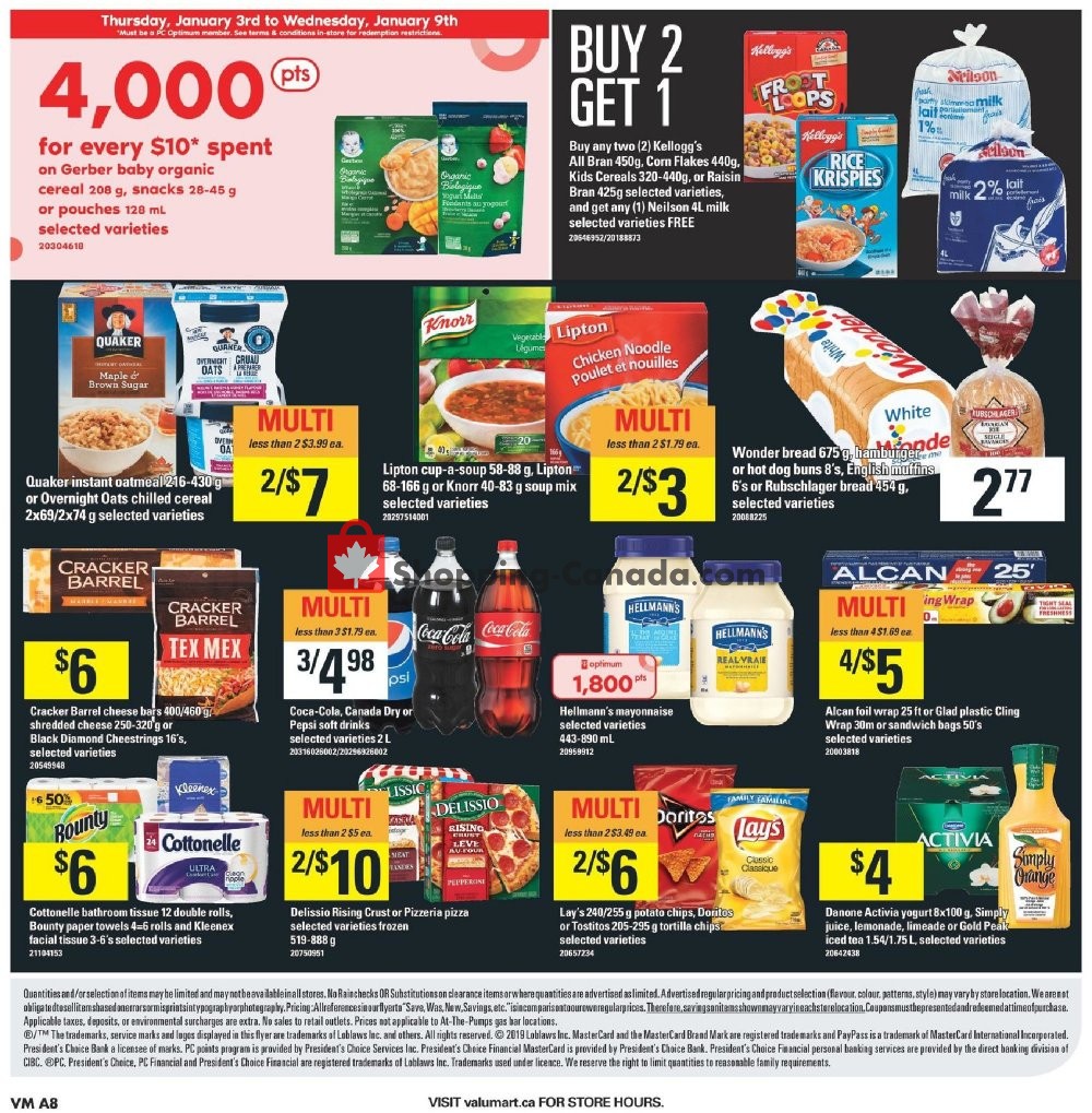 Valu Mart flyer from Thursday January 3, 2019 to Wednesday January 9, 2019 - page 10