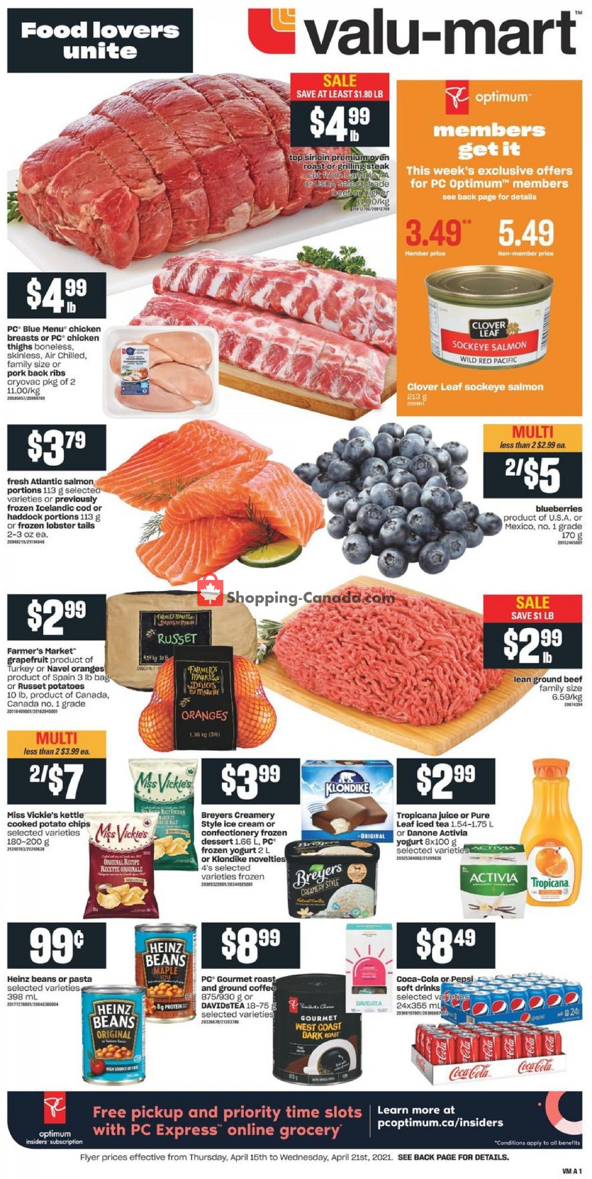Valu Mart flyer from Thursday April 15, 2021 to Wednesday April 21, 2021 - page 3