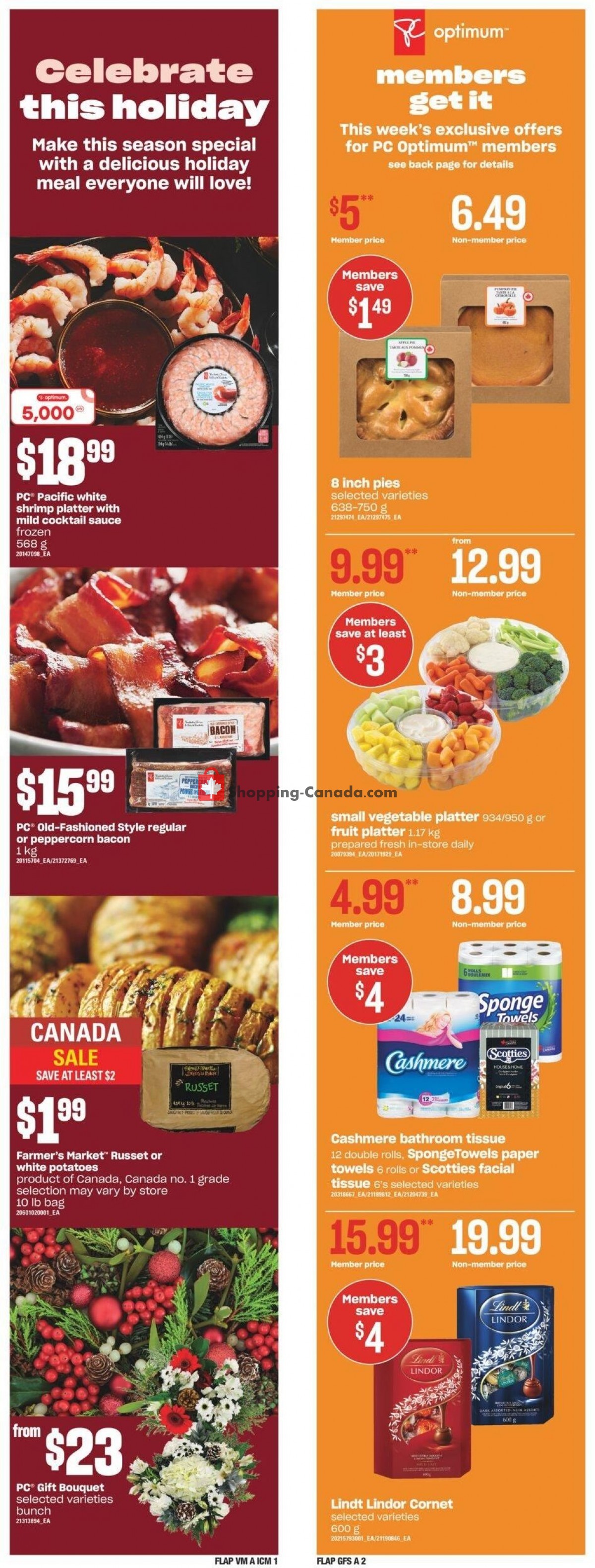 Valu Mart Canada, flyer (Food Lovers Unit) December 16 December 21