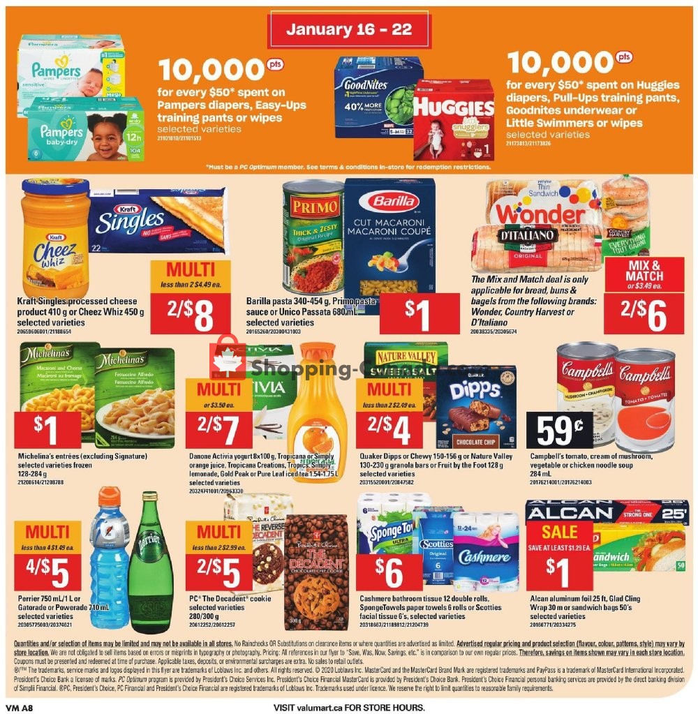 Valu Mart flyer from Thursday January 16, 2020 to Wednesday January 22, 2020 - page 8
