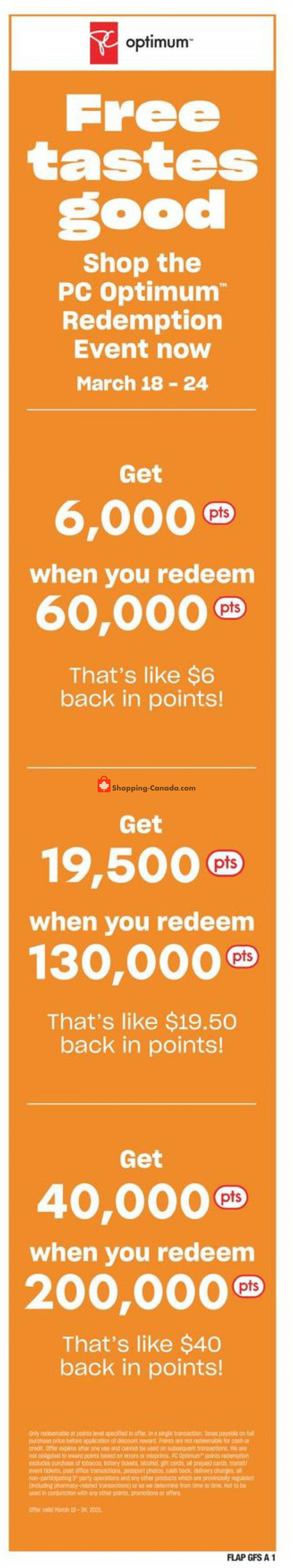 Valu Mart flyer from Thursday March 18, 2021 to Wednesday March 24, 2021 - page 1