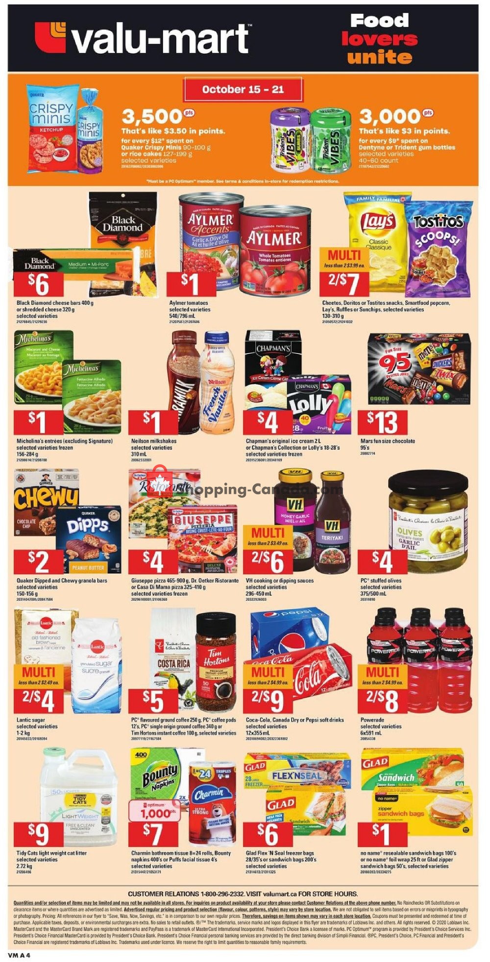 Valu Mart flyer from Thursday October 15, 2020 to Wednesday October 21, 2020 - page 2