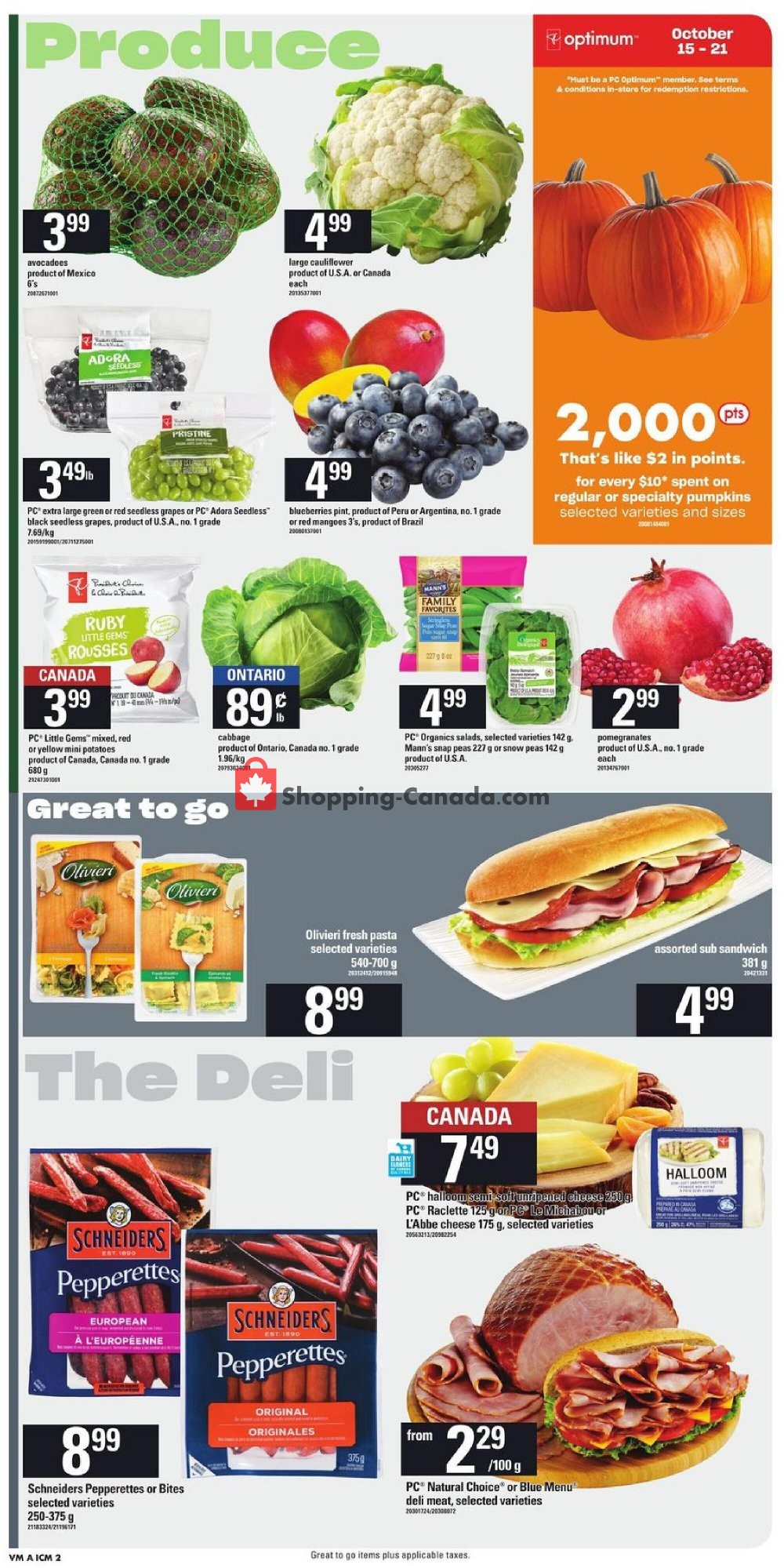Valu Mart flyer from Thursday October 15, 2020 to Wednesday October 21, 2020 - page 3
