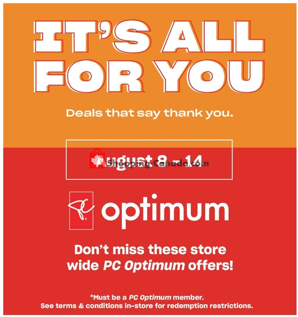 Valu Mart flyer from Thursday August 8, 2019 to Wednesday August 14, 2019 - page 1