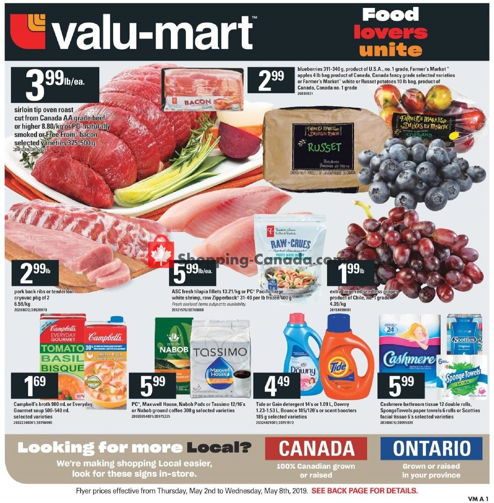 Valu Mart flyer from Thursday May 2, 2019 to Wednesday May 8, 2019 - page 5