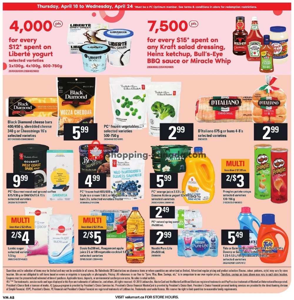 Valu Mart flyer from Thursday April 18, 2019 to Wednesday April 24, 2019 - page 9