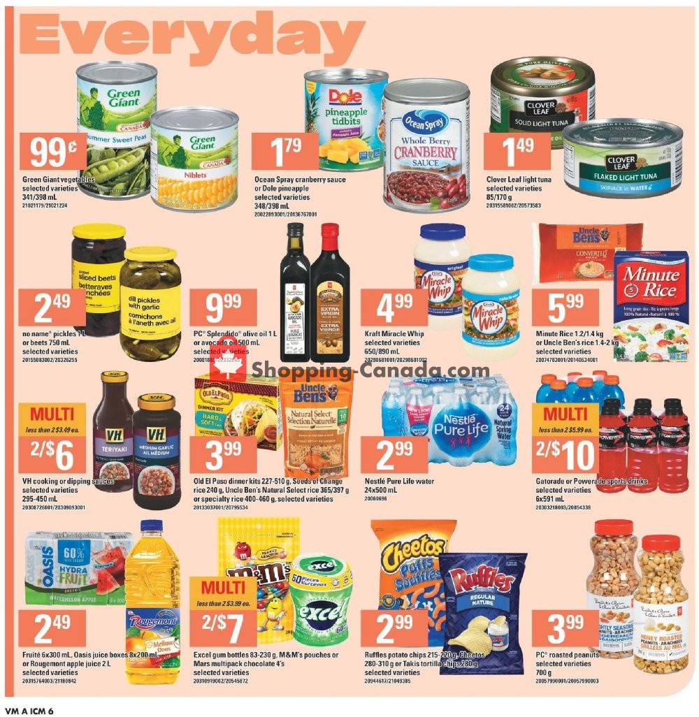 Valu Mart flyer from Thursday October 3, 2019 to Wednesday October 9, 2019 - page 6