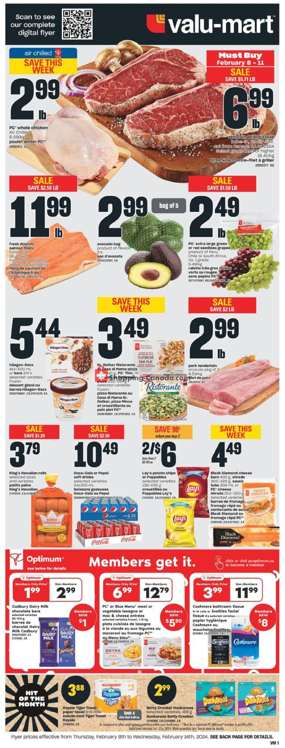 Valu Mart flyer from Thursday February 8, 2024 to Wednesday February 14, 2024 - page 4