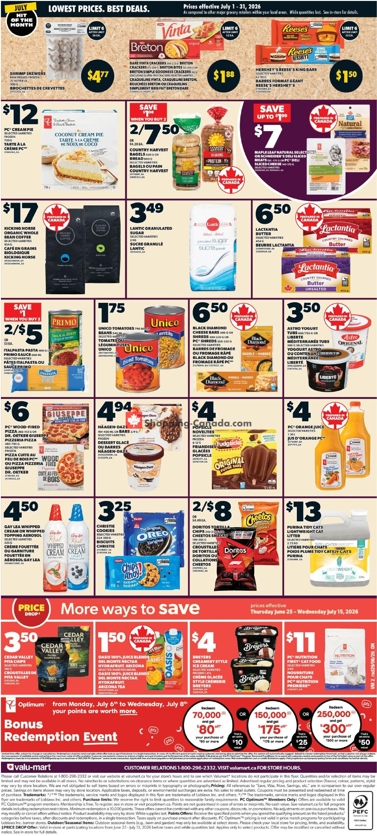 Valu Mart flyer from Thursday July 2, 2026 to Wednesday July 8, 2026 - page 3