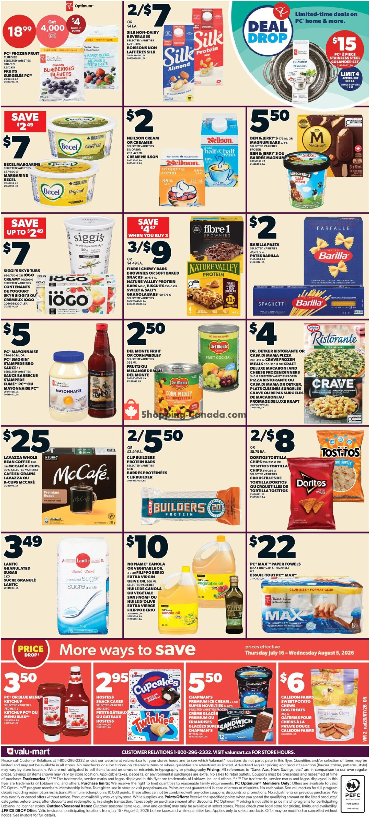 Valu Mart flyer from Thursday July 23, 2026 to Wednesday July 29, 2026 - page 2
