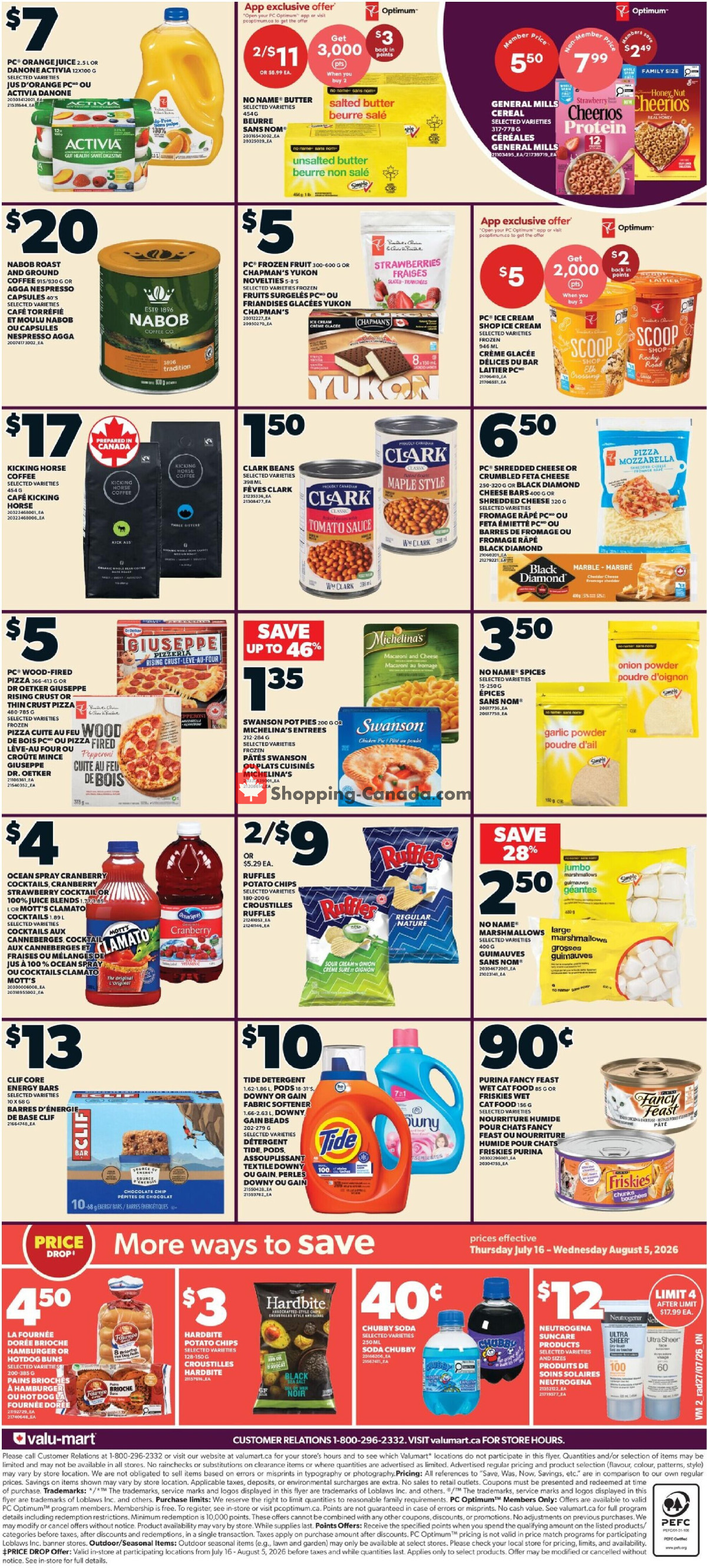 Valu Mart flyer from Thursday July 30, 2026 to Wednesday August 5, 2026 - page 2