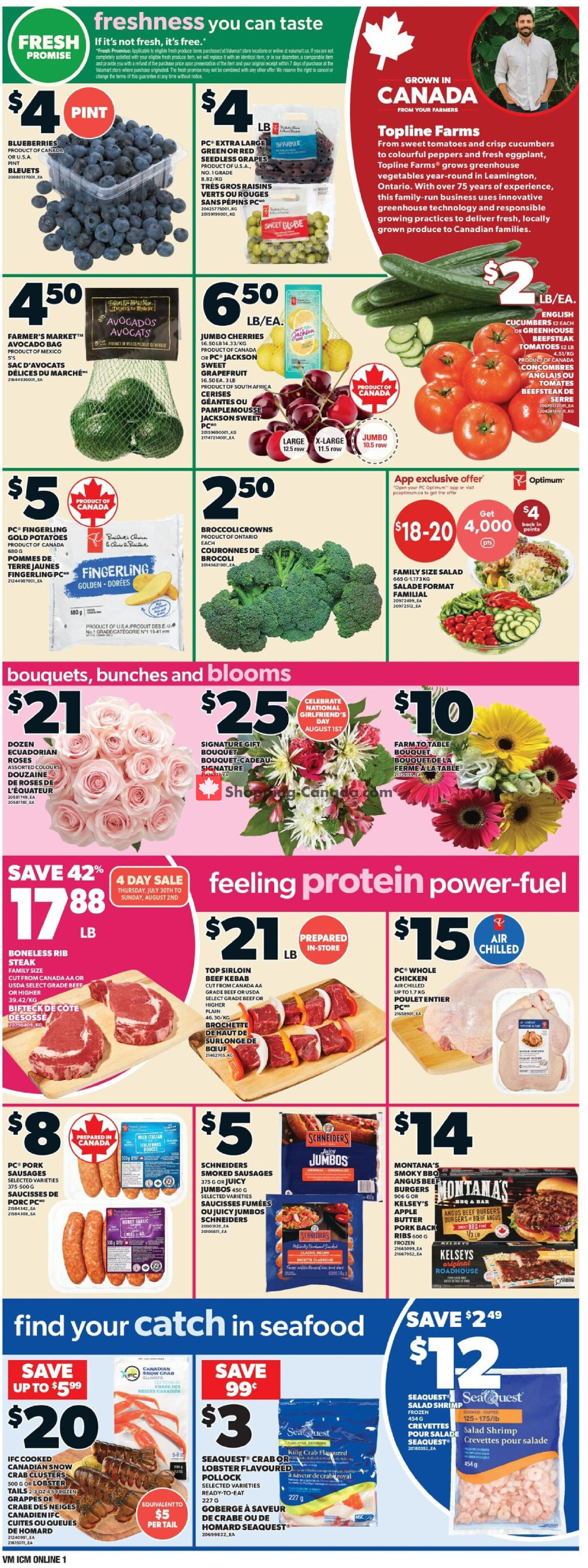 Valu Mart flyer from Thursday July 30, 2026 to Wednesday August 5, 2026 - page 3