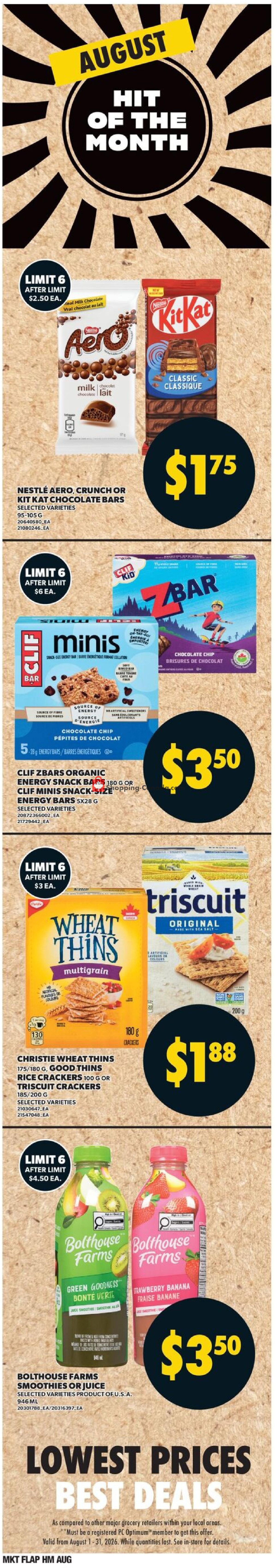Valu Mart flyer from Thursday August 27, 2026 to Wednesday September 2, 2026 - page 9