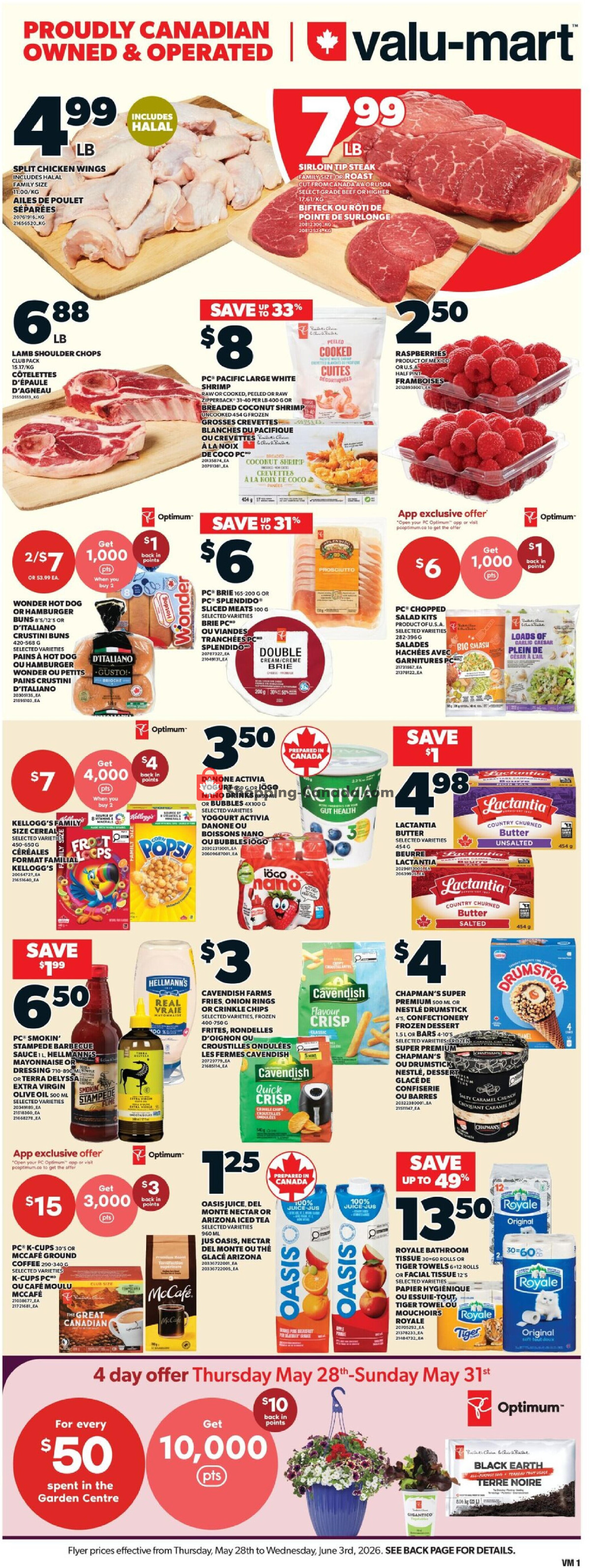 Valu Mart flyer from Thursday May 28, 2026 to Wednesday June 3, 2026 - page 7