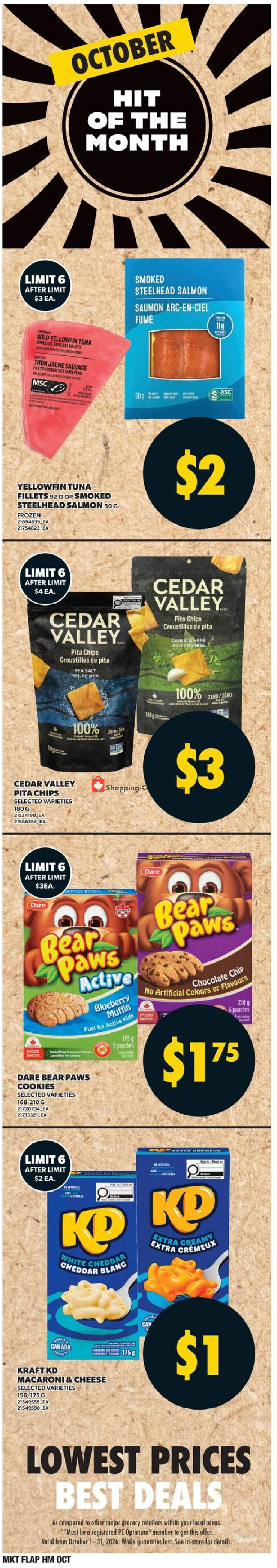 Valu Mart flyer from Thursday October 1, 2026 to Wednesday October 7, 2026 - page 5