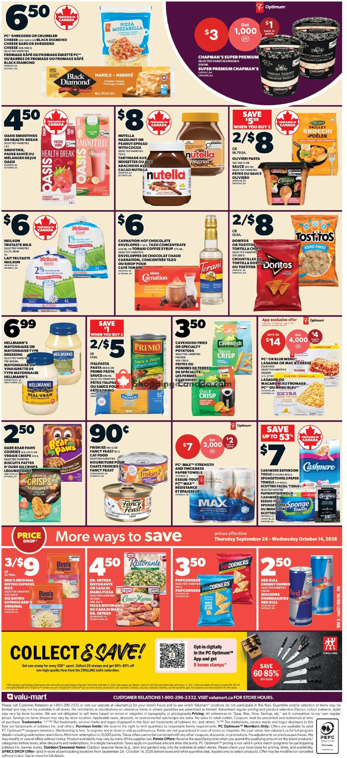 Valu Mart flyer from Thursday September 24, 2026 to Wednesday September 30, 2026 - page 2