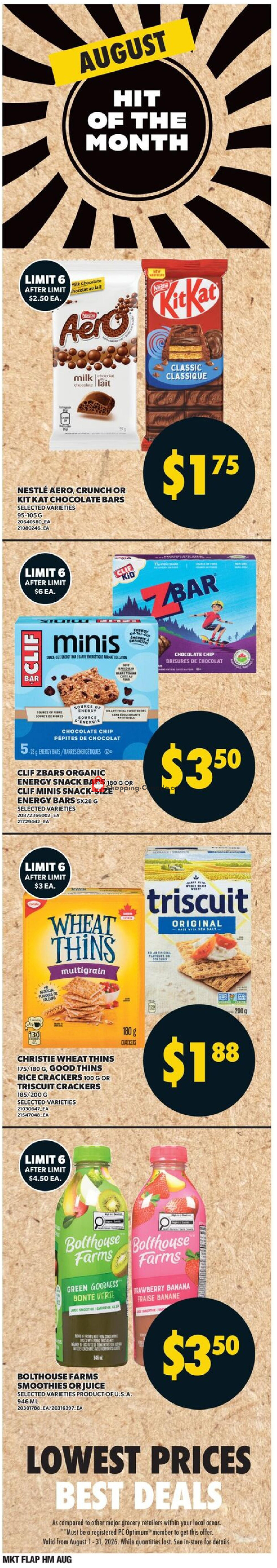 Valu Mart flyer from Thursday August 20, 2026 to Wednesday August 26, 2026 - page 5