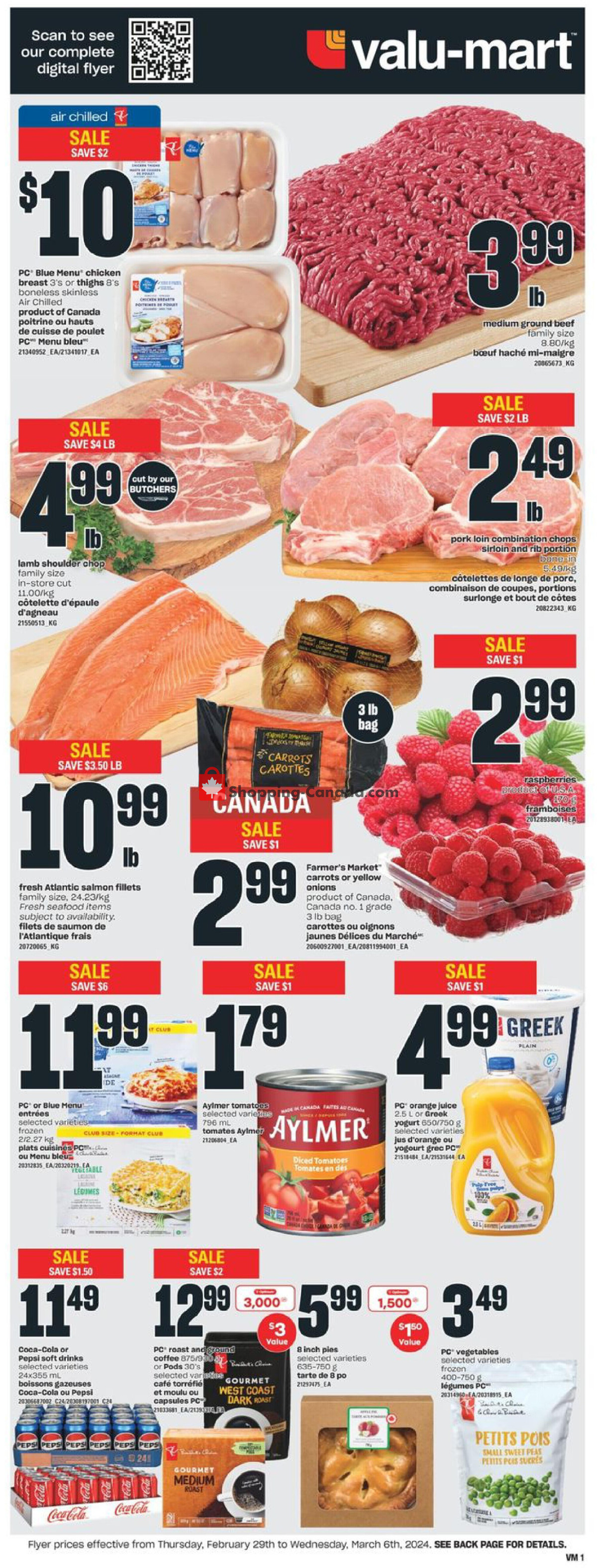 Valu Mart flyer from Thursday February 29, 2024 to Wednesday March 6, 2024 - page 4