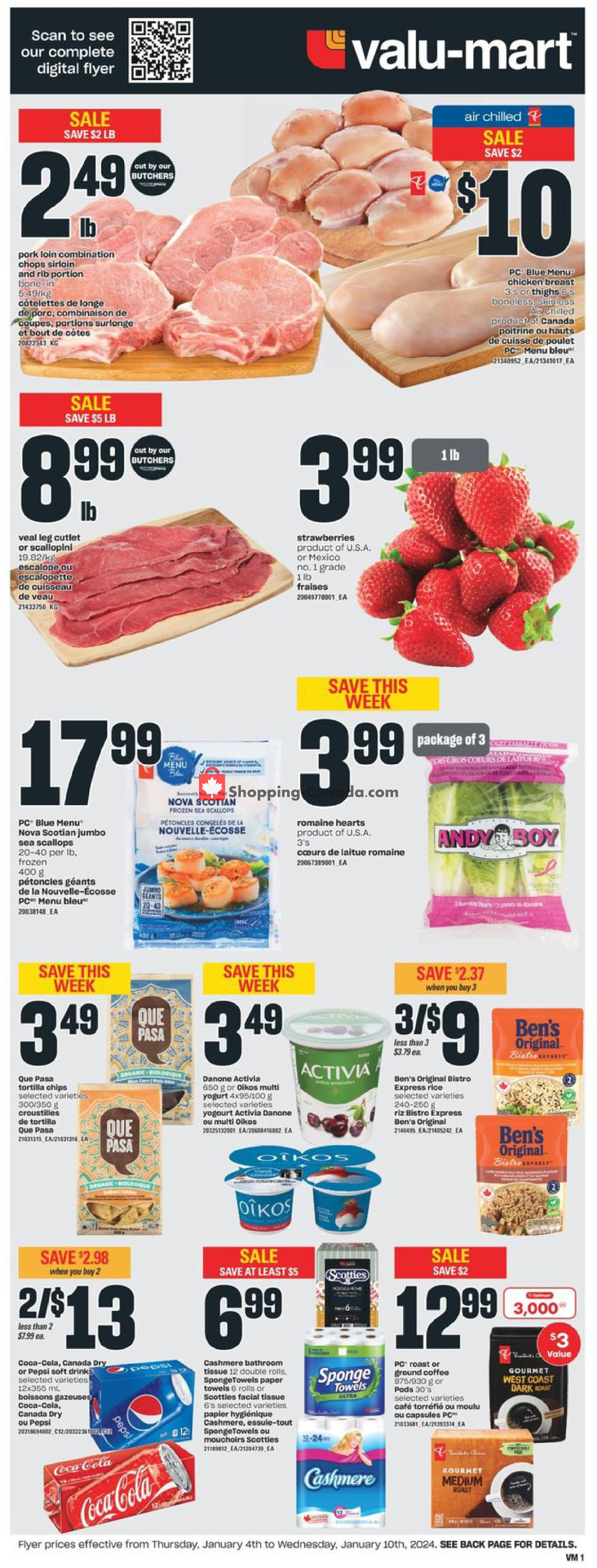 Valu Mart flyer from Thursday January 4, 2024 to Wednesday January 10, 2024 - page 4