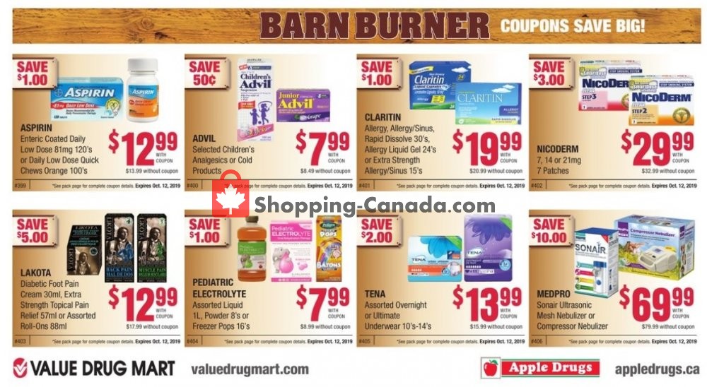 Value Drug Mart flyer from Sunday September 15, 2019 to Saturday October 12, 2019 - page 2