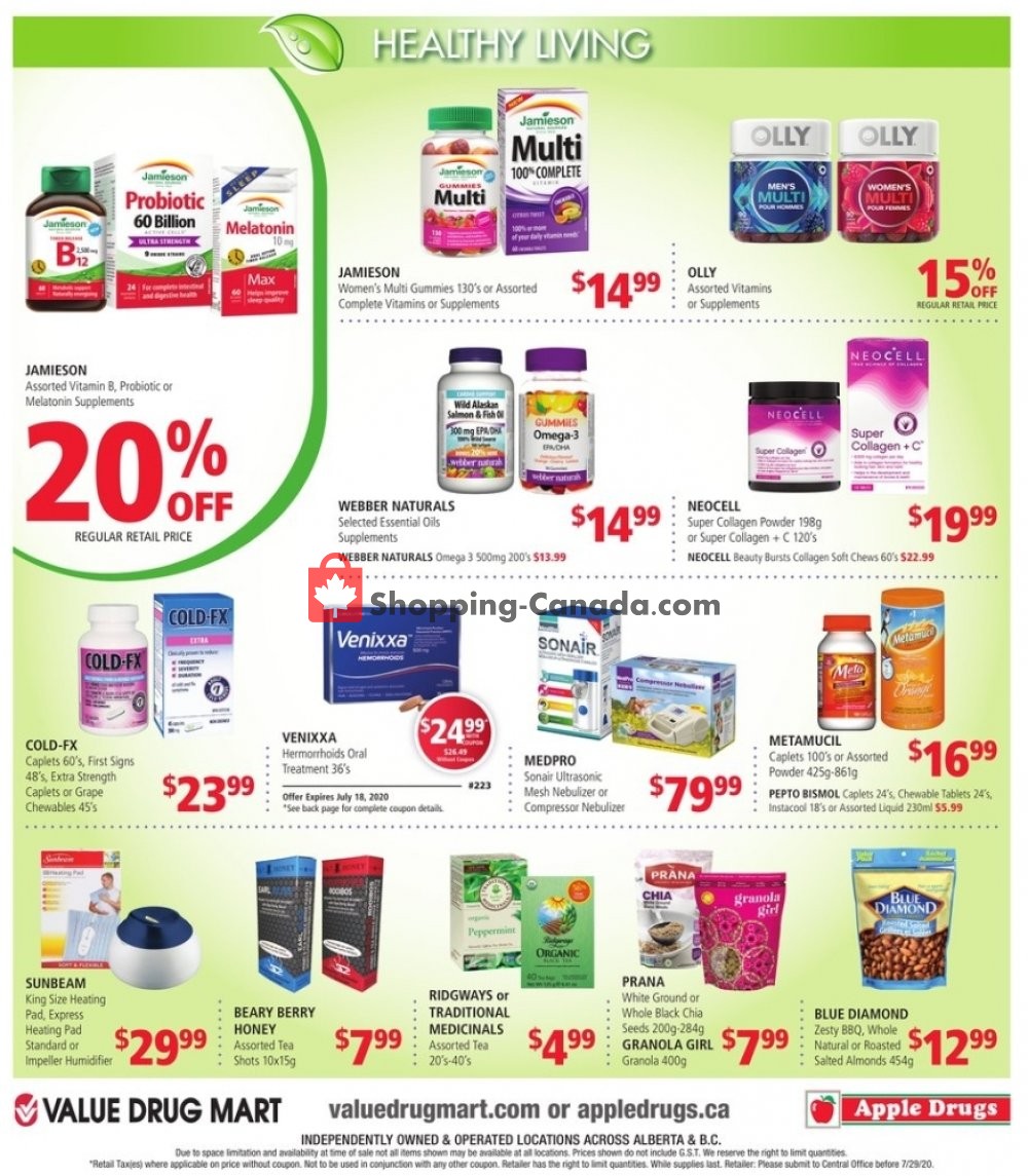 Value Drug Mart flyer from Sunday July 5, 2020 to Saturday July 18, 2020 - page 8
