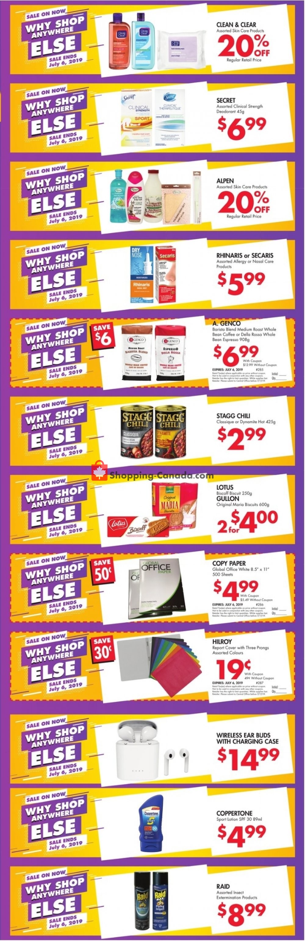 Value Drug Mart flyer from Sunday June 30, 2019 to Saturday July 6, 2019 - page 2