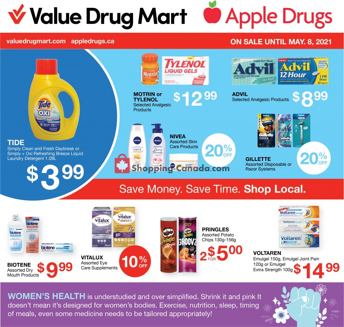 Value Drug Mart flyer from Sunday April 25, 2021 to Saturday May 8, 2021 - page 1