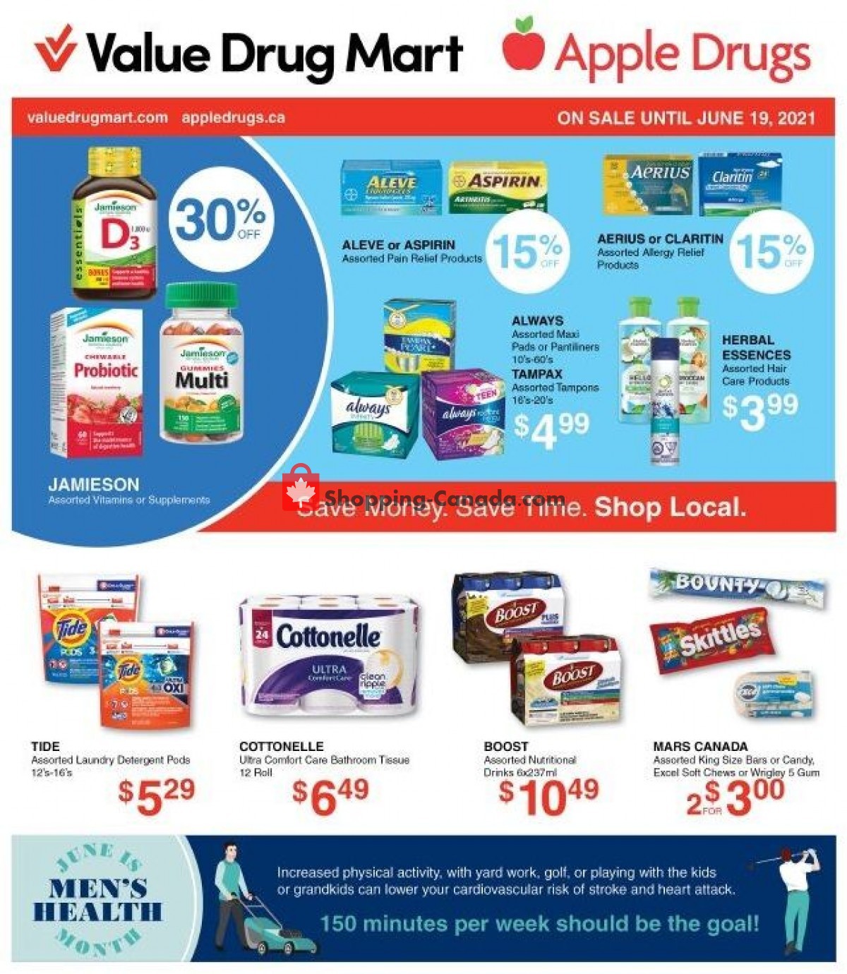 Value Drug Mart flyer from Sunday June 6, 2021 to Saturday June 19, 2021 - page 1