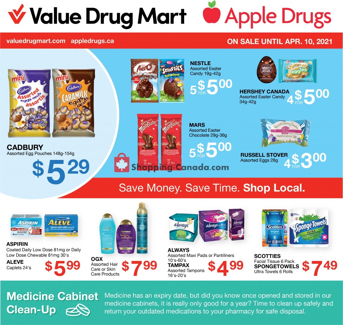Value Drug Mart flyer from Sunday March 28, 2021 to Saturday April 10, 2021 - page 1