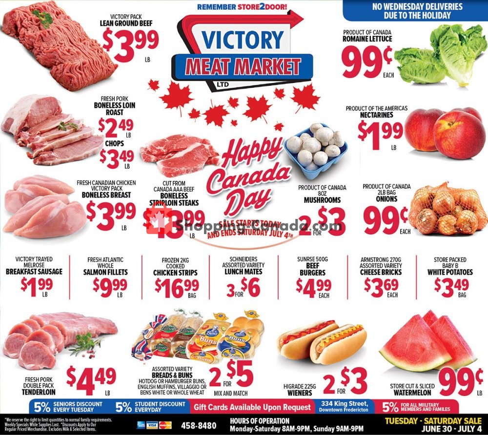 Victory Meat Market  flyer from Tuesday June 30, 2020 to Saturday July 4, 2020 - page 1