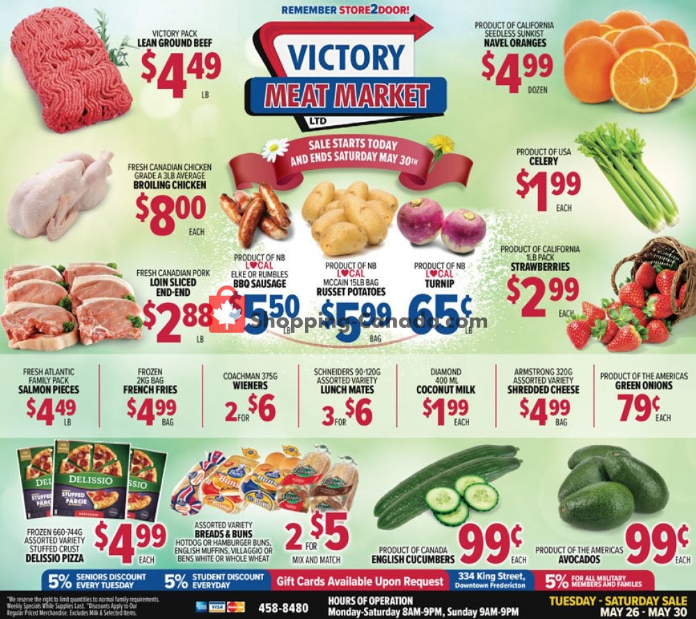 Victory Meat Market  flyer from Tuesday May 26, 2020 to Saturday May 30, 2020 - page 1
