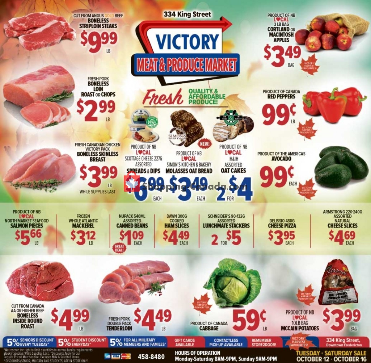 Victory Meat Market  flyer from Tuesday October 12, 2021 to Saturday October 16, 2021 - page 1