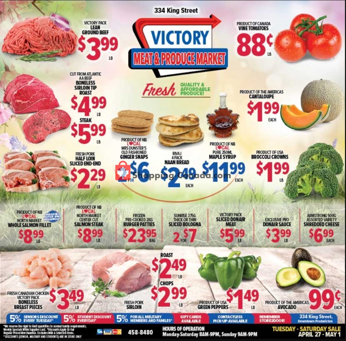 Victory Meat Market  flyer from Tuesday April 27, 2021 to Saturday May 1, 2021 - page 1
