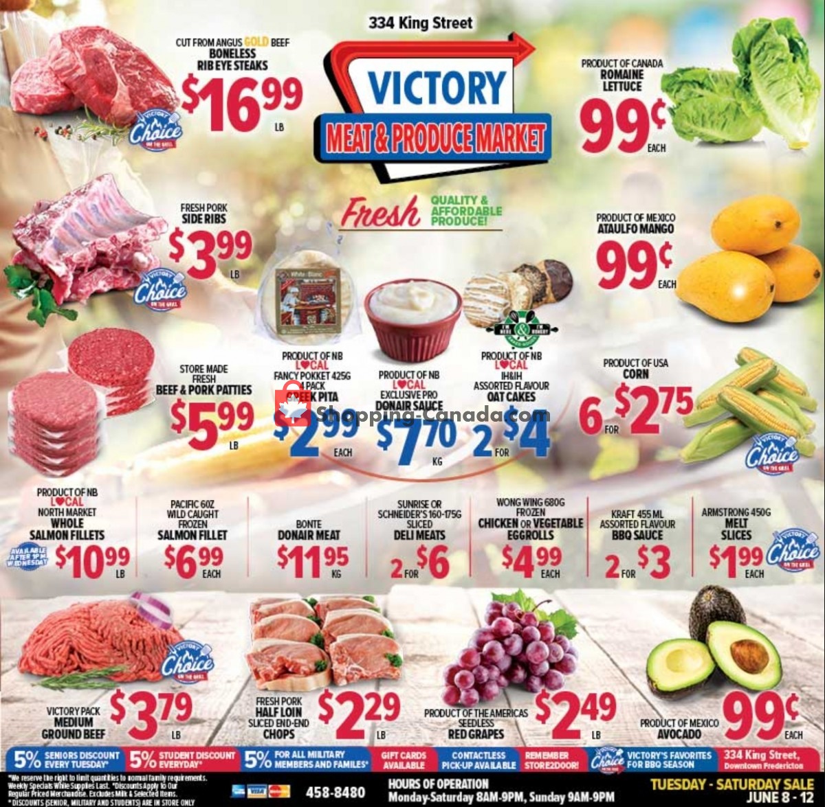 Victory Meat Market  flyer from Tuesday June 8, 2021 to Saturday June 12, 2021 - page 1