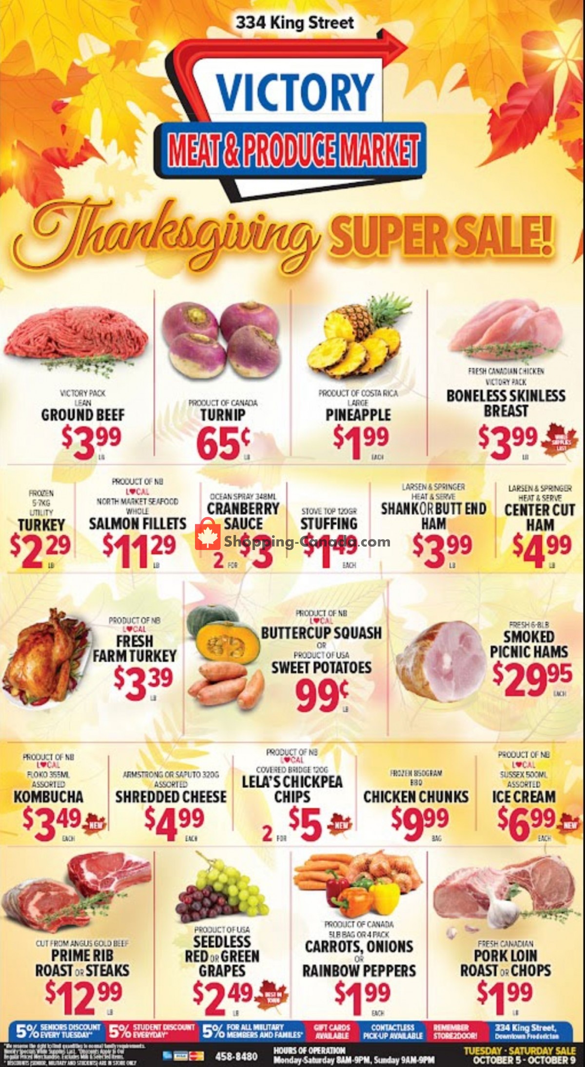 Victory Meat Market  flyer from Tuesday October 5, 2021 to Saturday October 9, 2021 - page 1