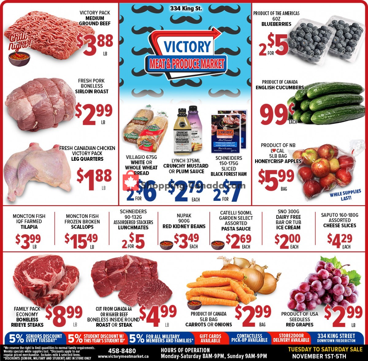 Victory Meat Market Canada, flyer (Weekly Specials) November 1