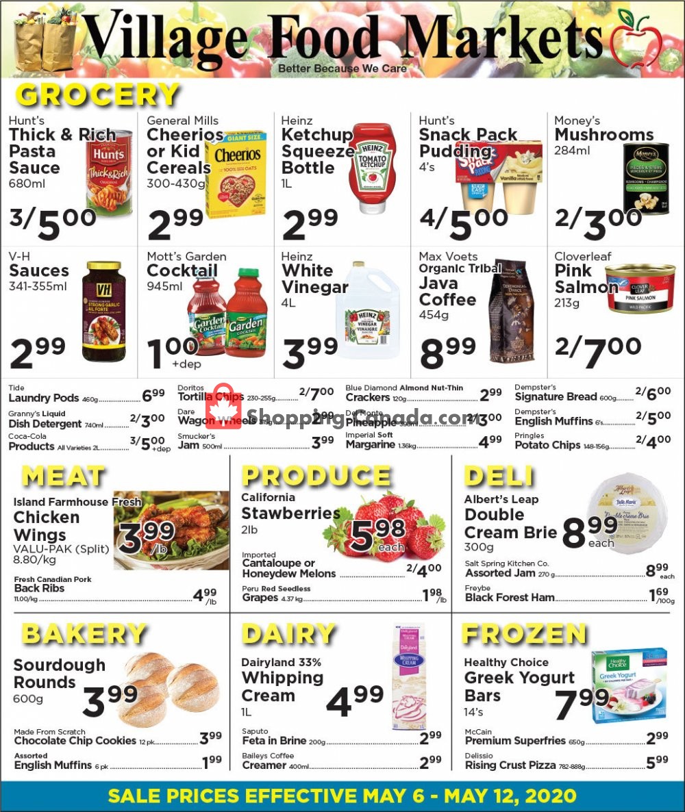Village Food Market Canada, flyer (Hot Offer) May 6 May 12, 2020