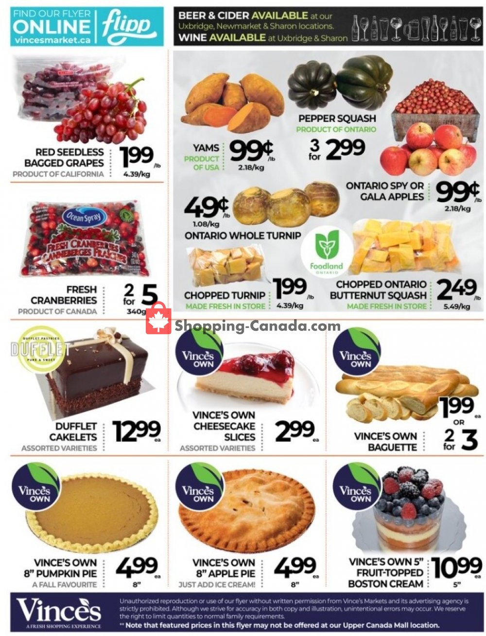 Vince's Market flyer from Wednesday October 7, 2020 to Thursday October 15, 2020 - page 2