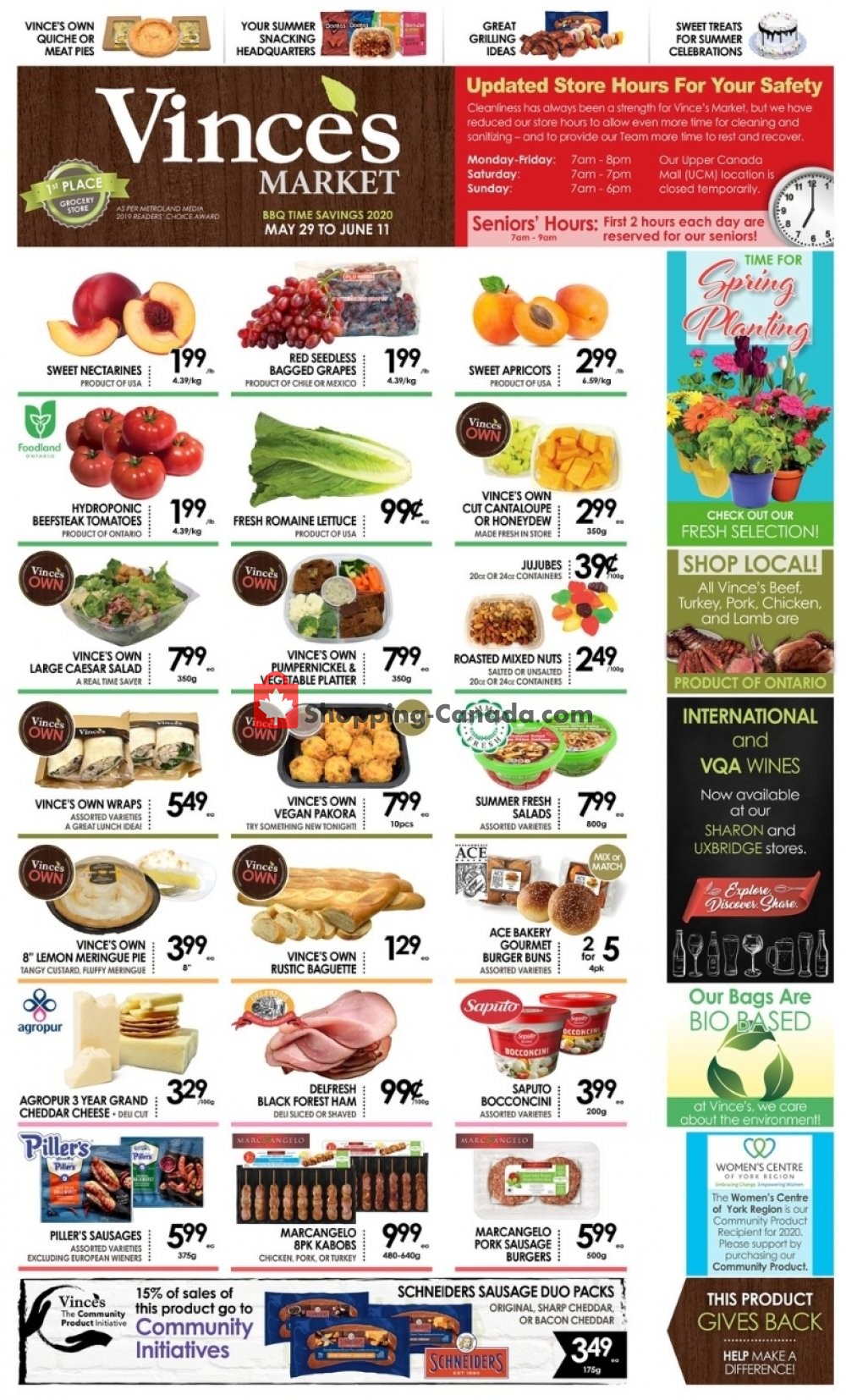 Vince's Market flyer from Friday May 29, 2020 to Thursday June 11, 2020 - page 1