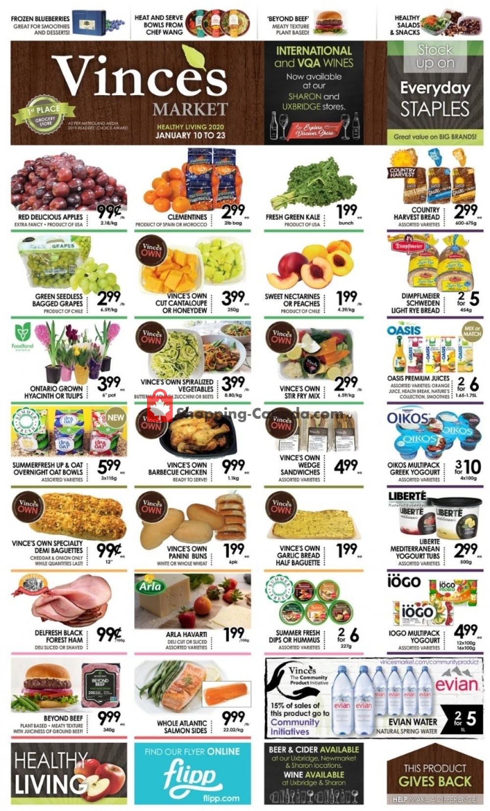 Vince's Market flyer from Friday January 10, 2020 to Thursday January 23, 2020 - page 1