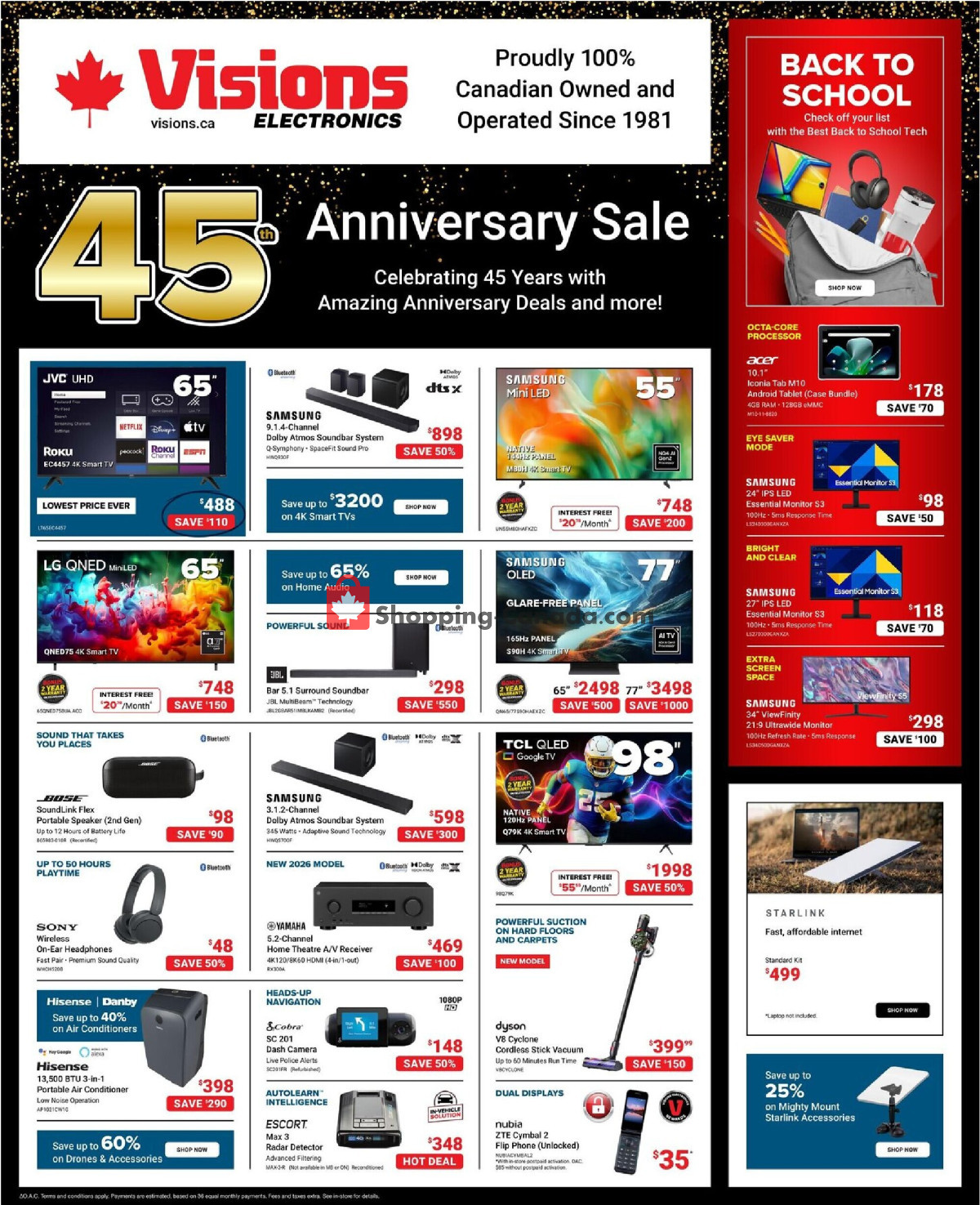 Visions flyer from Friday August 14, 2026 to Thursday August 20, 2026 - page 1